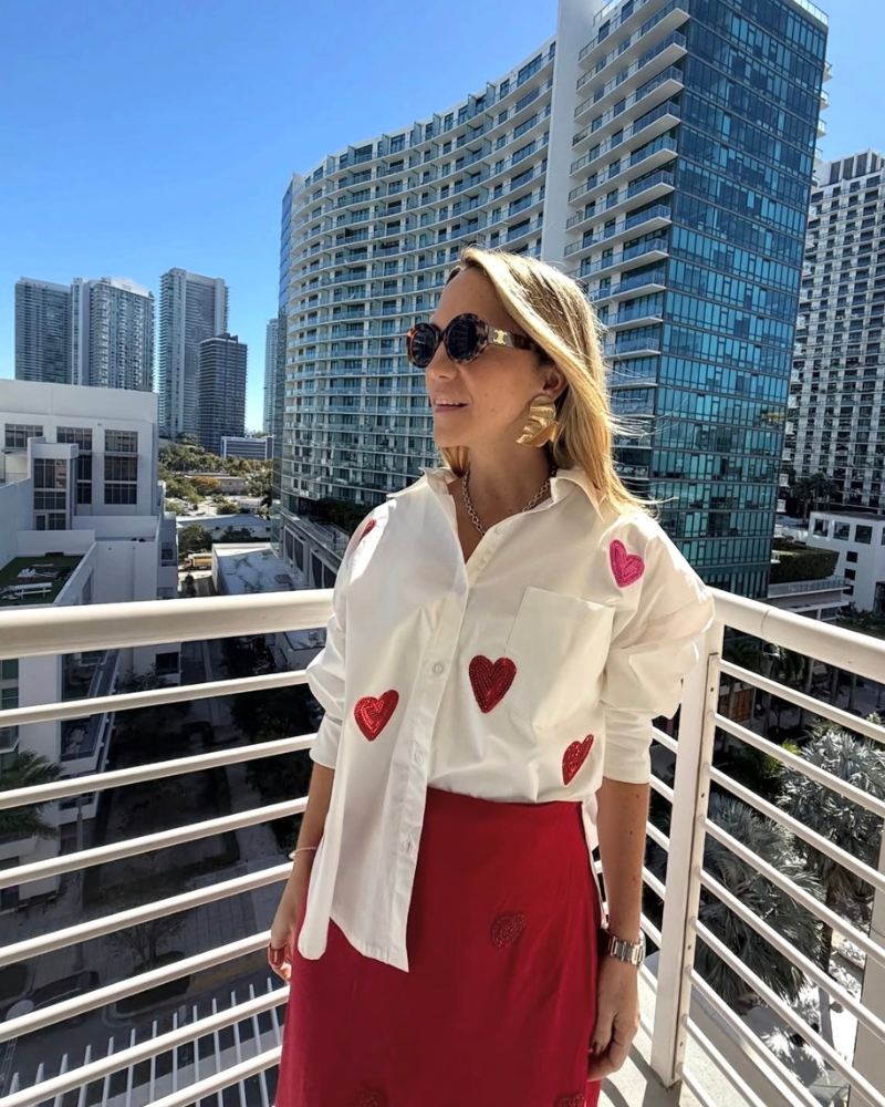 CAMISA BRILLA TU CORAZON OVERSIZE