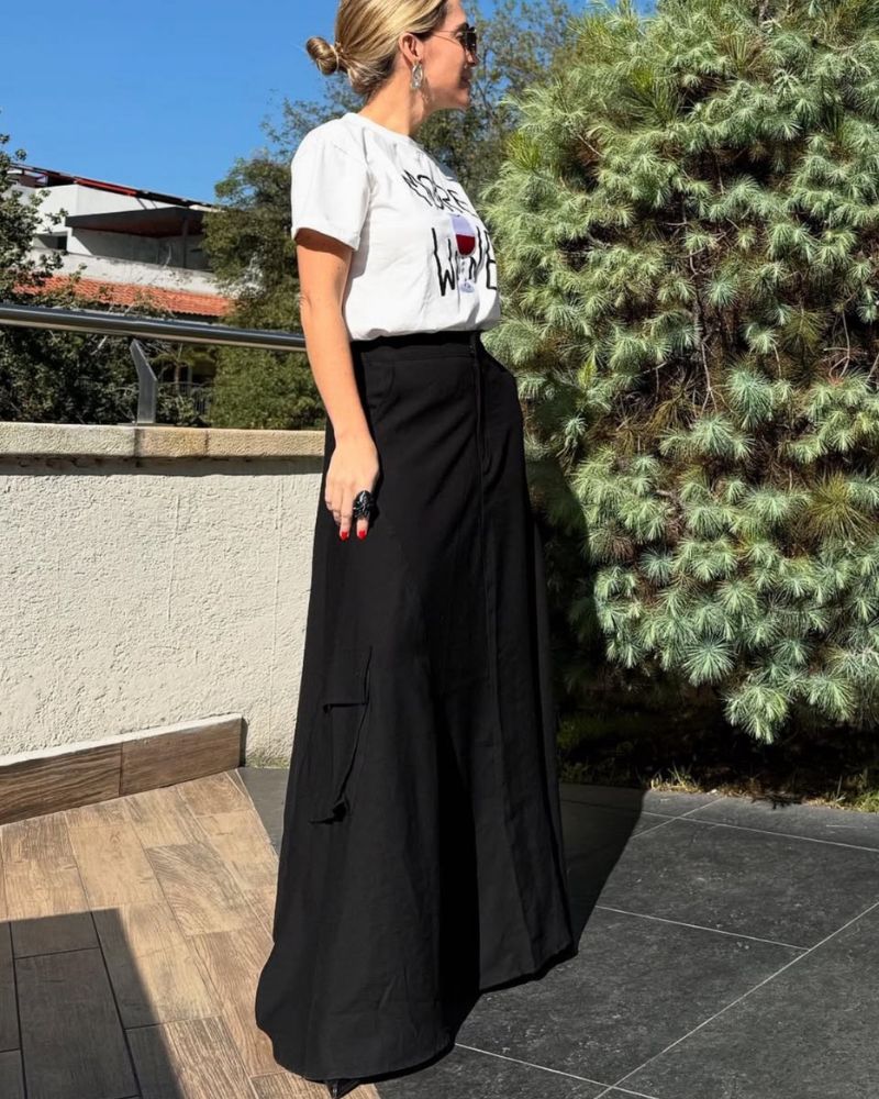 FALDA CARGO NEGRA