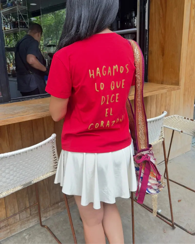 CAMISETA, HAGAMOS LO QUE DICE EL CORAZON