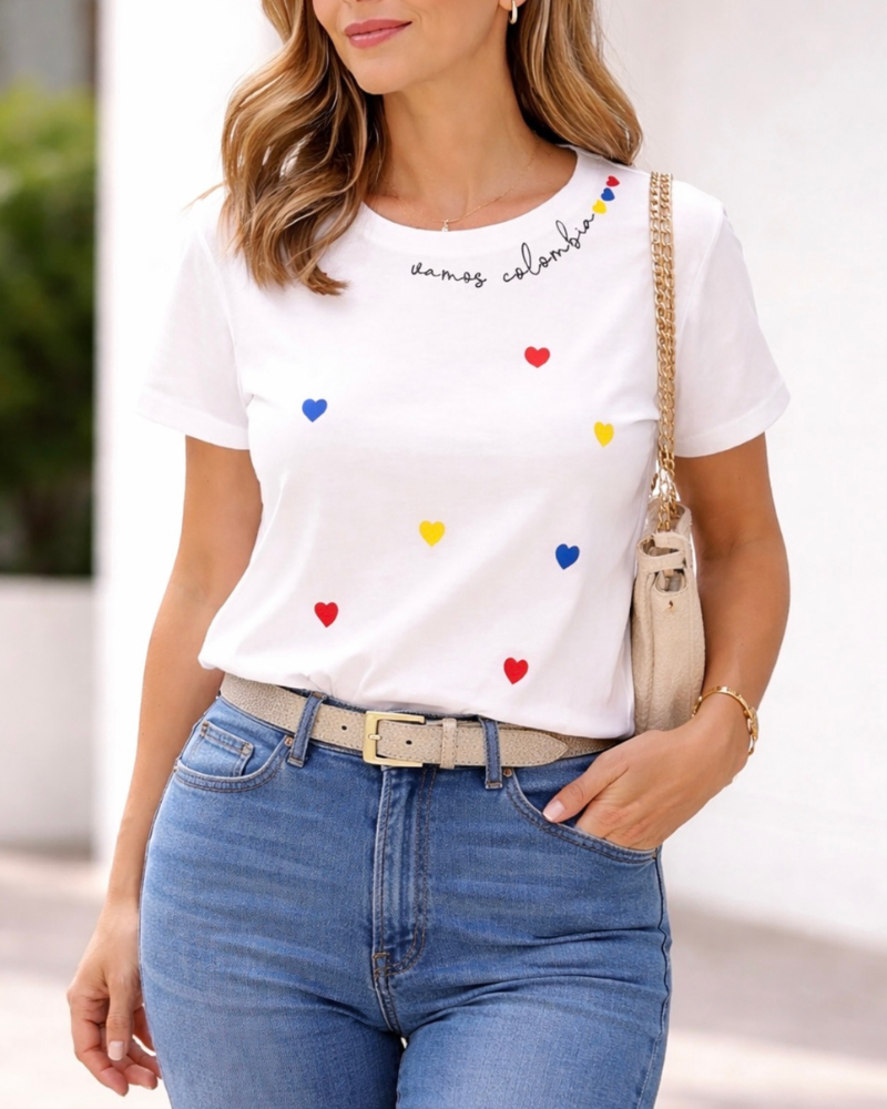CAMISETA VAMOS COLOMBIA