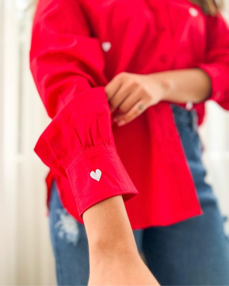 CAMISA JUANA ROJO