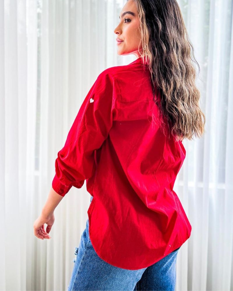 CAMISA JUANA ROJO