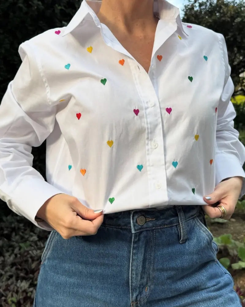 CAMISA MINI CORAZONES