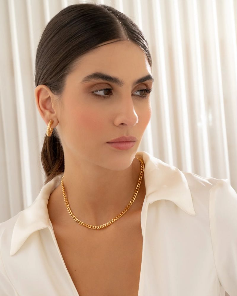 COLLAR PLANO DORADO