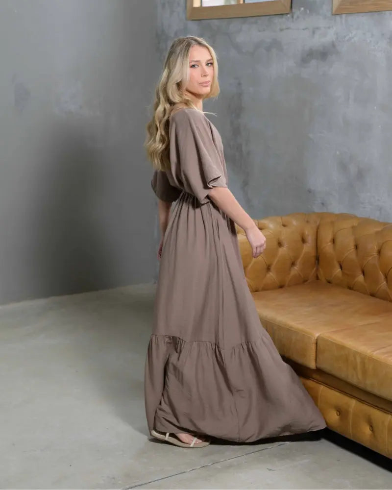 VESTIDO ELODIA BROWN
