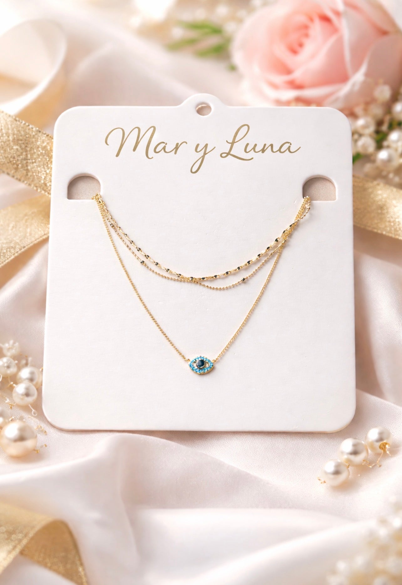 CADENA TRIPLE OJO TURCO