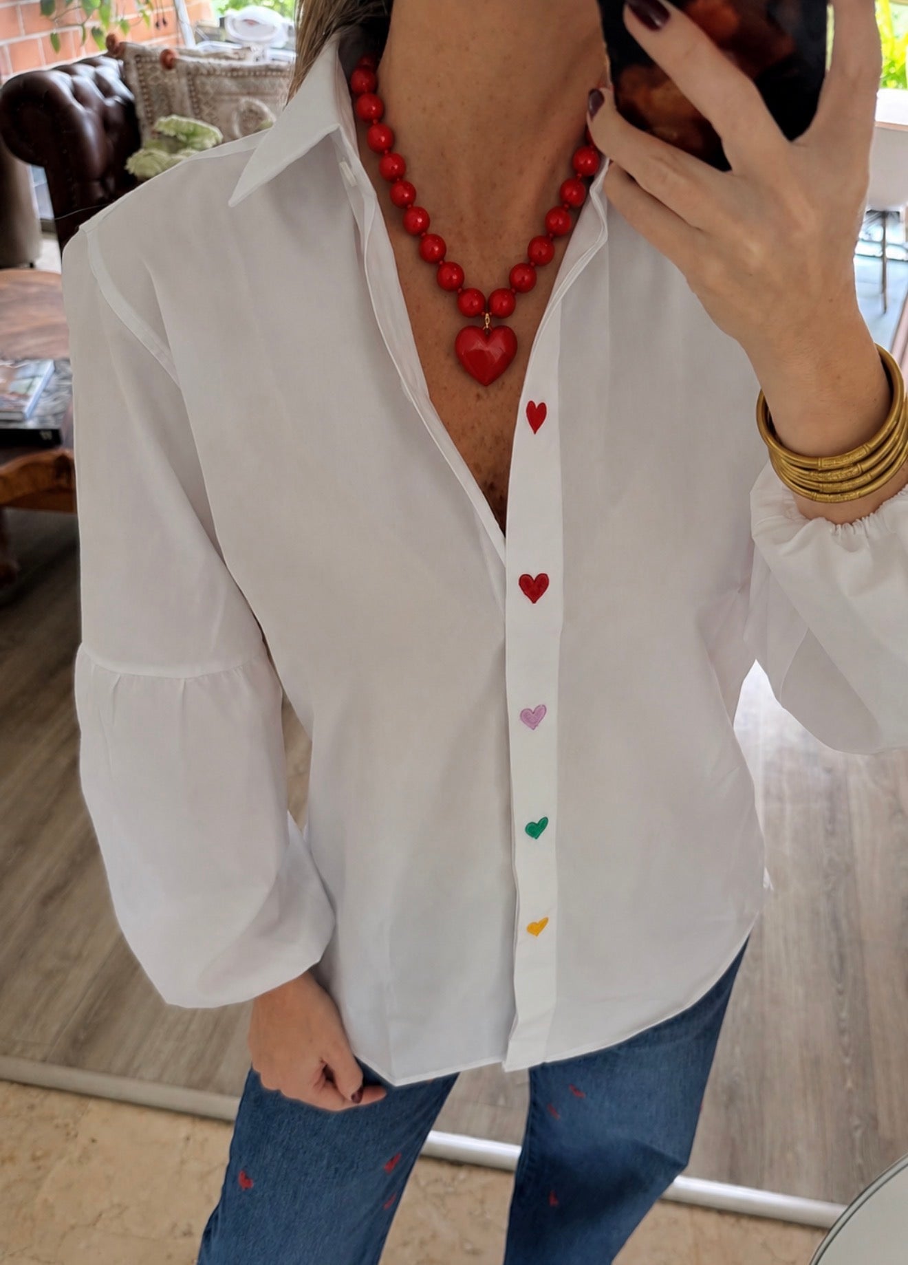 COLLAR ROJO LOVE