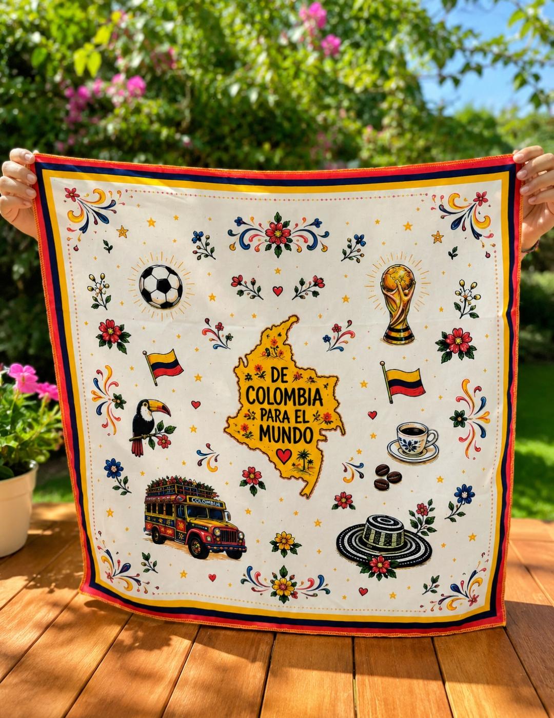 PAÑOLETA DE COLOMBIA PARA EL MUNDO