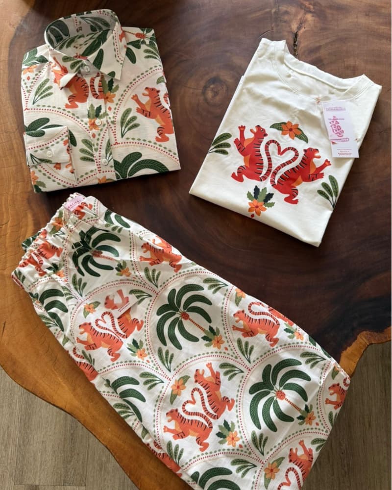 PANTALON TIGRES Y PALMERA