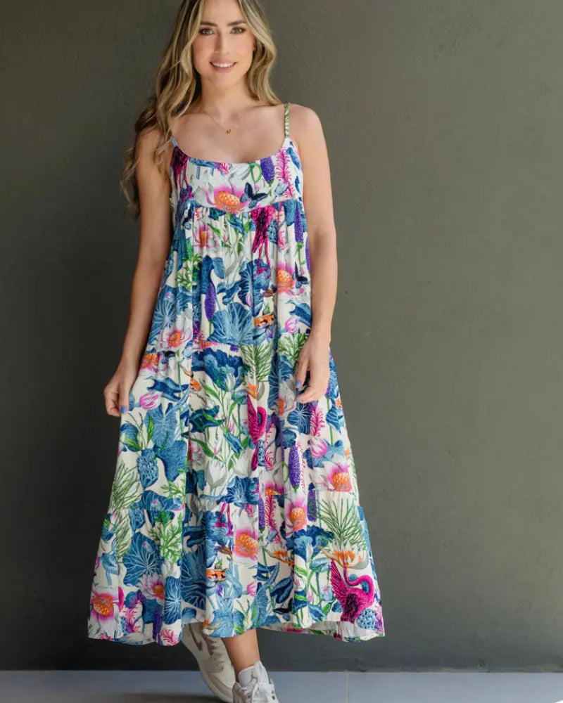 VESTIDO CEREZA TROPICAL