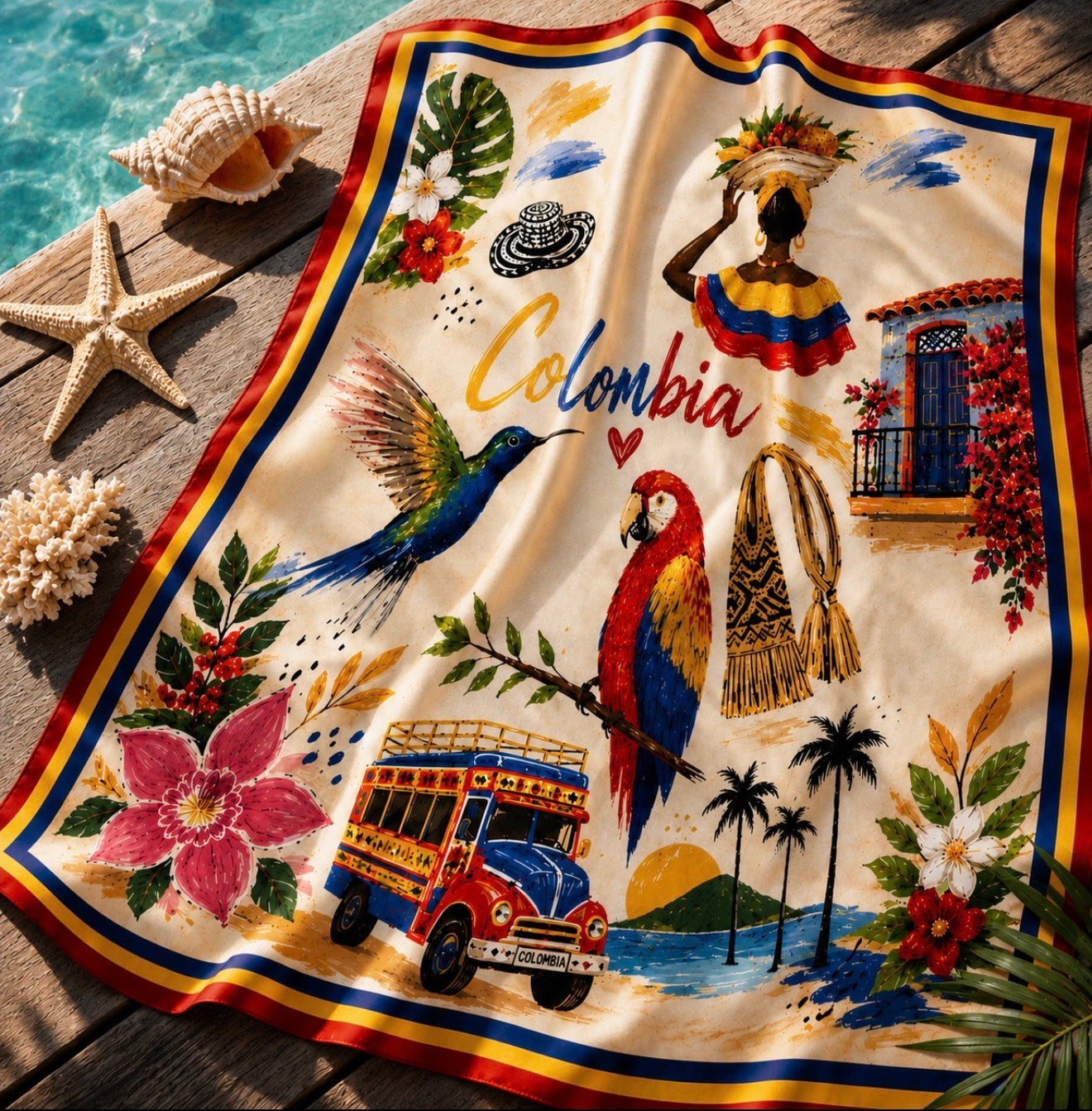 PAÑOLETA GUACAMAYA