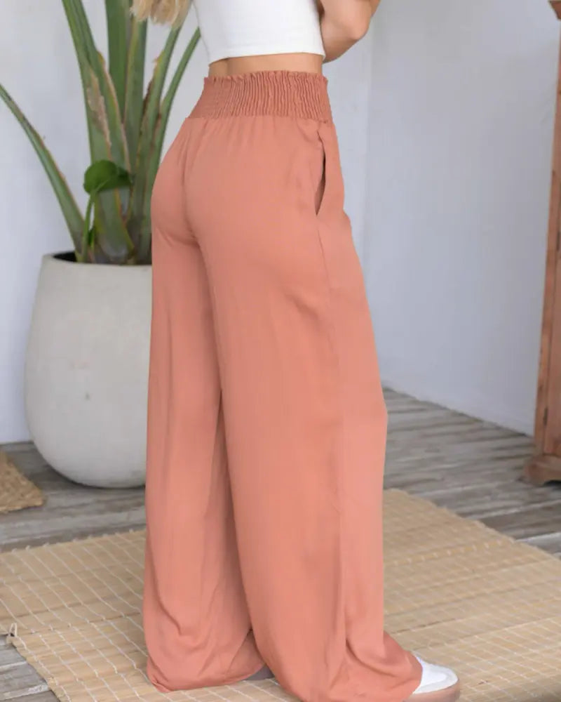 PANTALON OLIVIA PLANE ALMOND