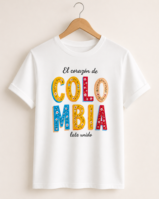 CAMISETA COLOMBIA LATE