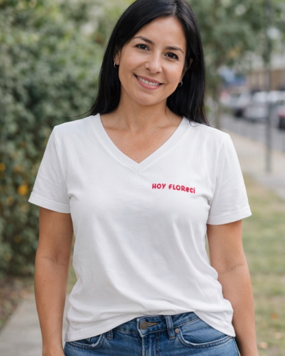 CAMISETA HOY FLORECI