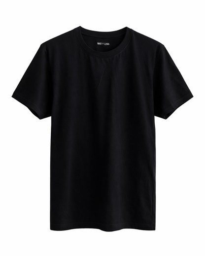 CAMISETA ESENCIAL NEGRO OVERSIZE