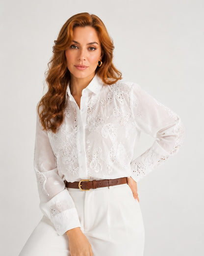 CAMISA NIEVE OJALILLO