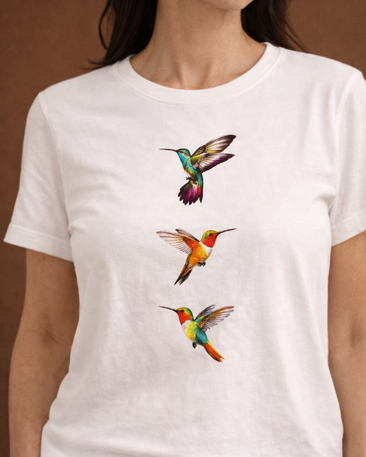 CAMISETA 3 COLIBRIES