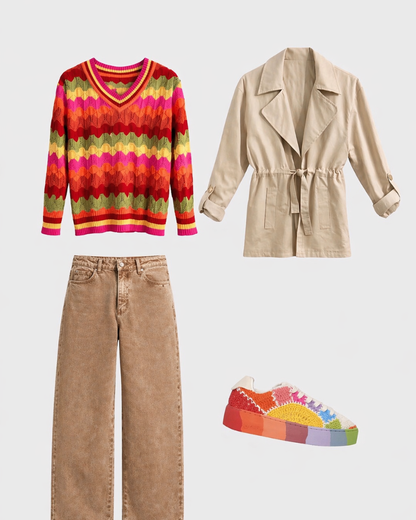 SACO CALADO COLORES