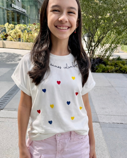 CAMISETA VAMOS COLOMBIA NIÑA
