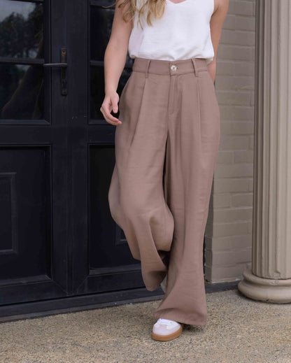 PANTALON KARY PLANE CAMEL
