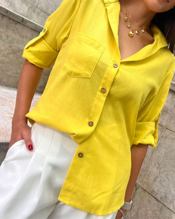 CAMISA MALY AMARILLO