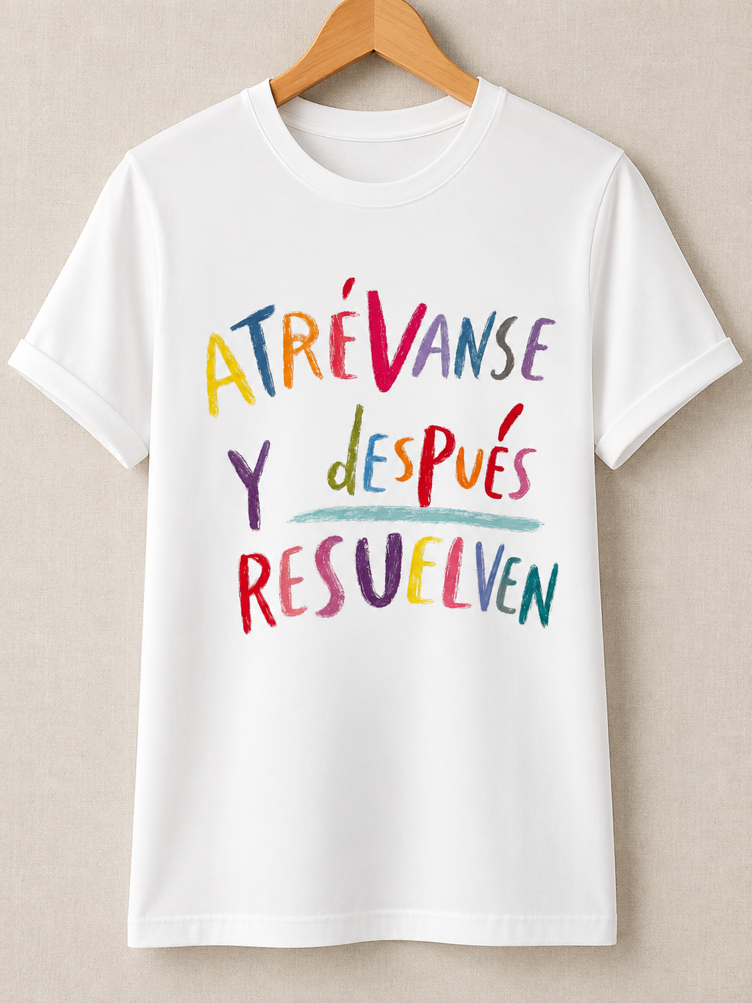CAMISETA, ATREVETE