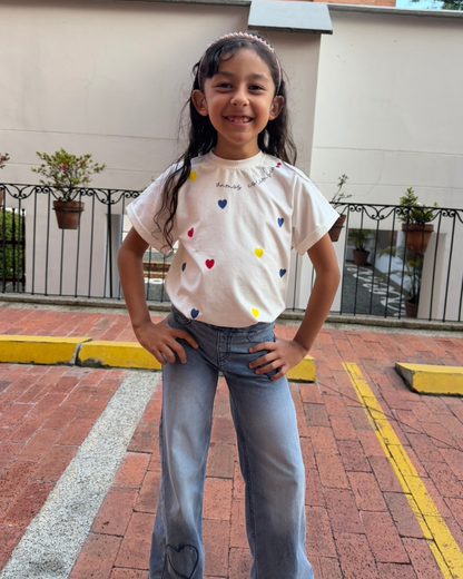 CAMISETA VAMOS COLOMBIA NIÑA