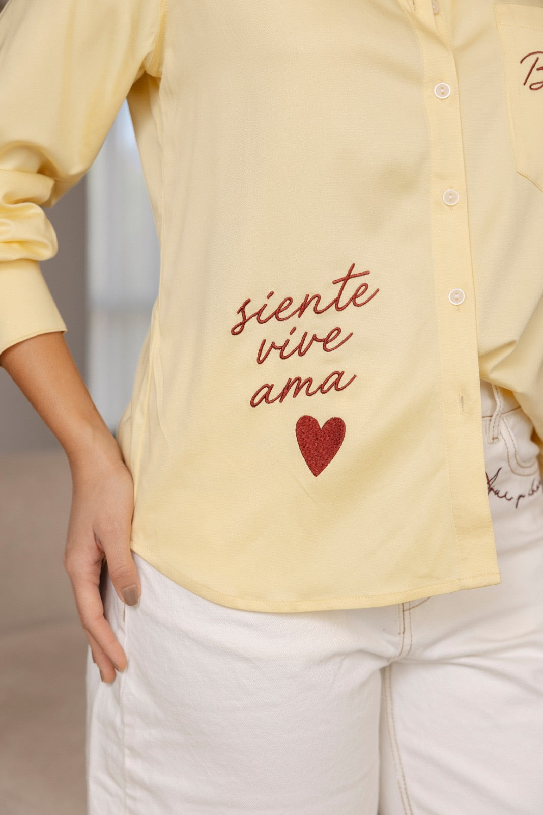 CAMISA TOKIO AMARILLA