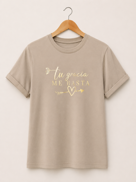 CAMISETA TU GRACIA ME BASTA