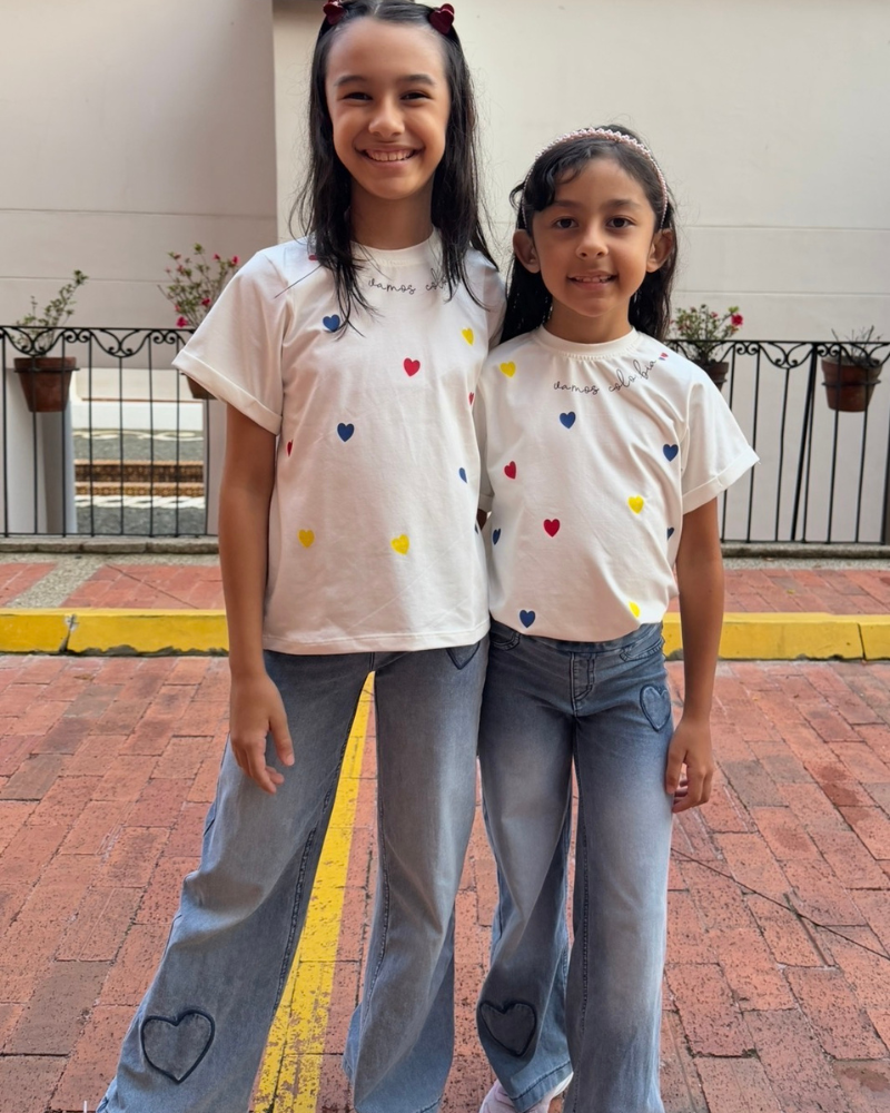 CAMISETA VAMOS COLOMBIA NIÑA