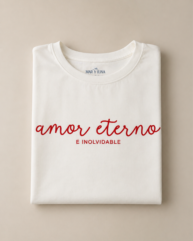 CAMISETA AMOR ETERNO