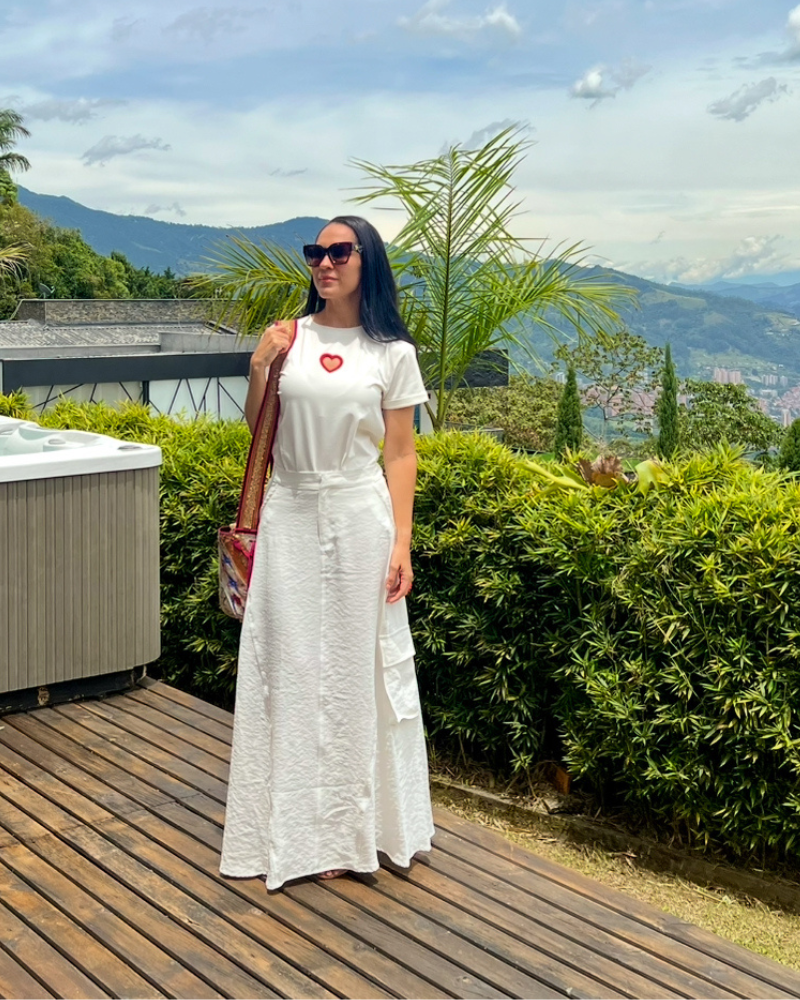 FALDA CARGO BLANCO