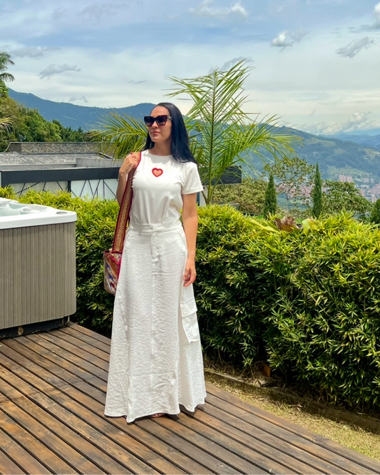 FALDA CARGO BLANCO