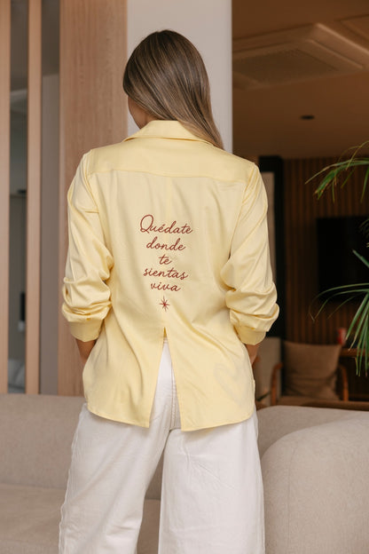 CAMISA TOKIO AMARILLA