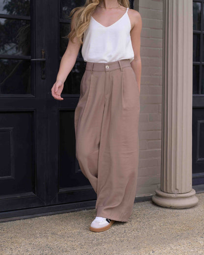 PANTALON KARY PLANE CAMEL