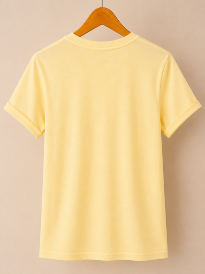 CAMISETA SOMOS INTANTES MARIPOSA VAINILLA