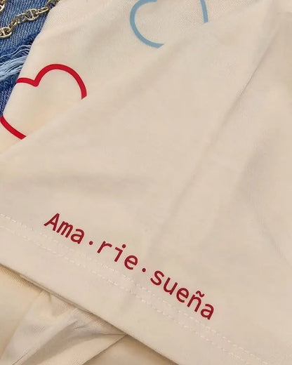 CAMISETA AMA, RIE Y SUEÑA