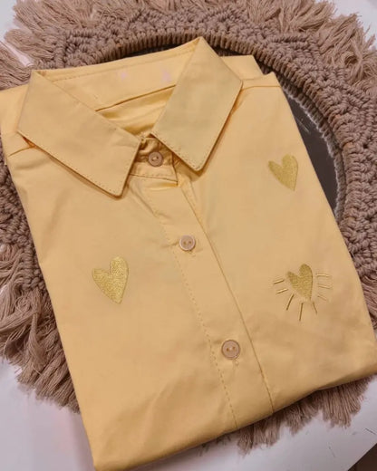 CAMISA CUPIDO AMARILLA