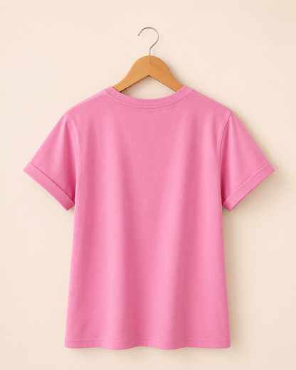 CAMISETA 3 COLIBRIES, ROSADA