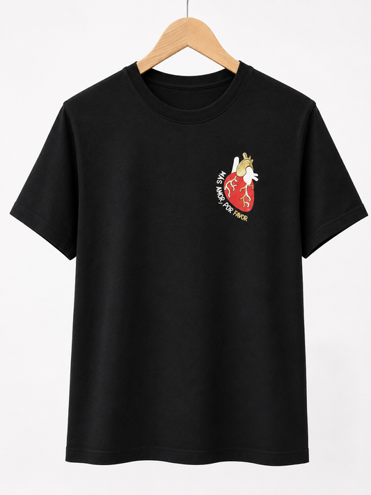 CAMISETA MAS AMOR POR FAVOR ULTIMA UNIDAD