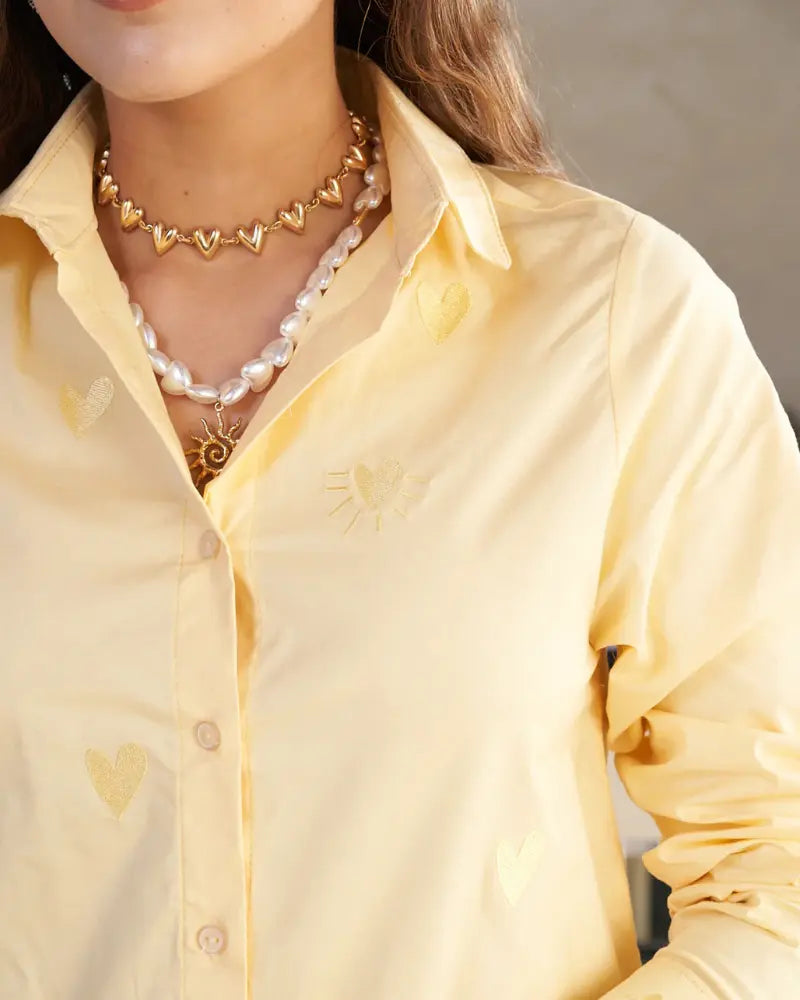 CAMISA CUPIDO AMARILLA