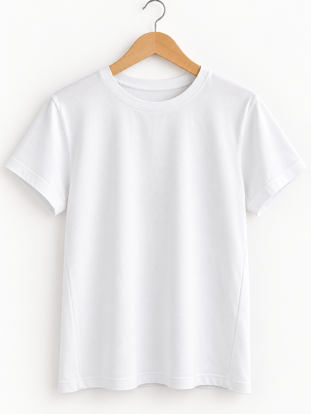 CAMISETA ESENCIAL MARFIL OVERSIZE