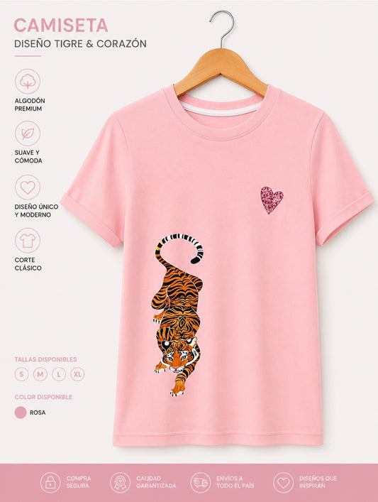 CAMISETA TIGRE GLITTER