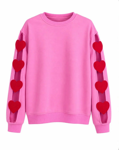SACO CORAZONES ROJOS