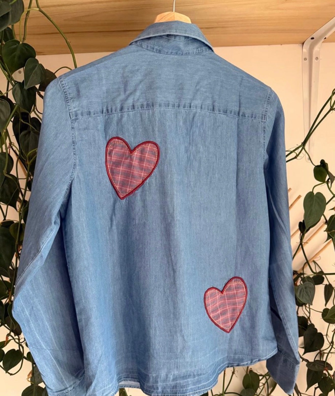 CAMISA INDIGO HEARTS