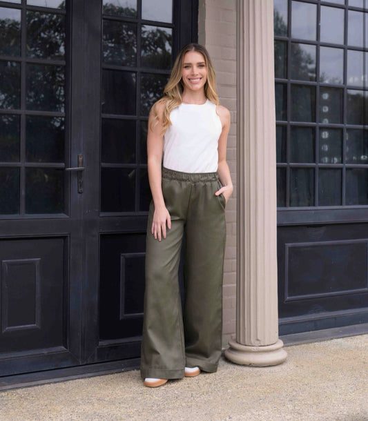 PANTALON CANDE PLANE VERDE