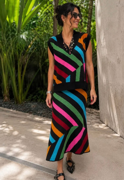 FALDA STRIPES