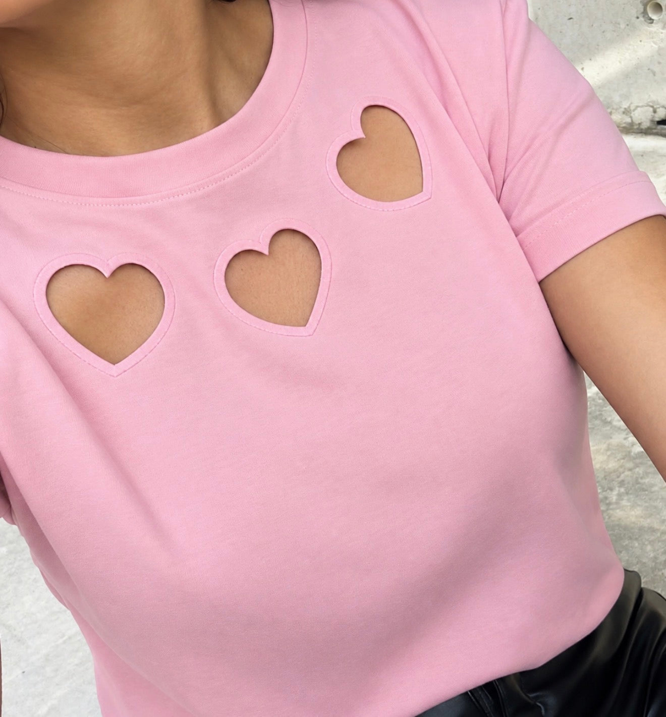 CAMISETA LOVE ROSA