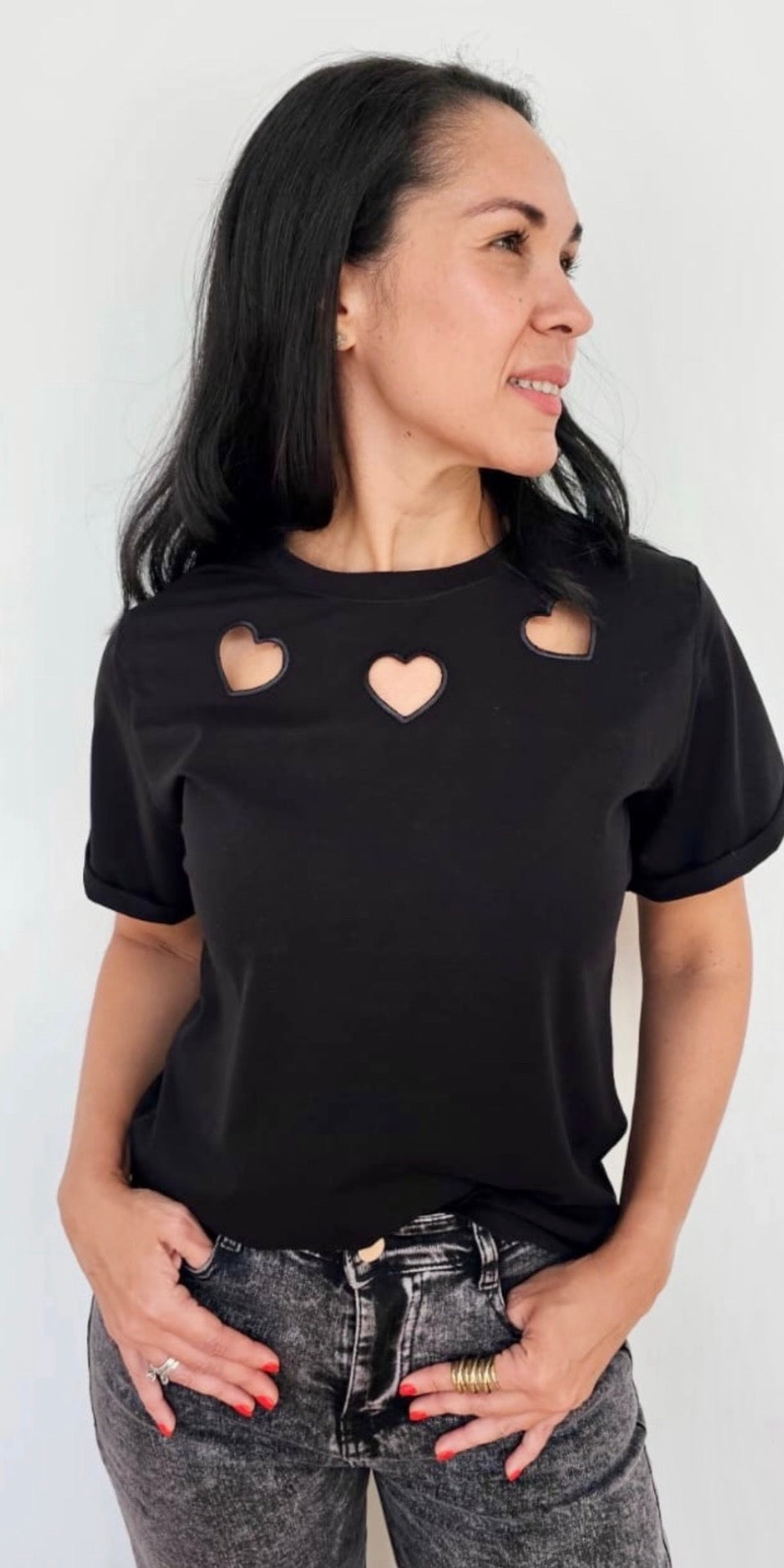 CAMISETA LOVE NEGRO