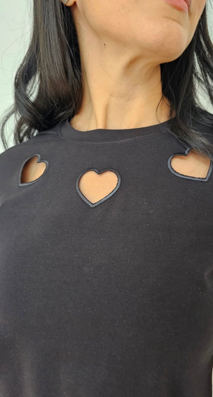 CAMISETA LOVE NEGRO